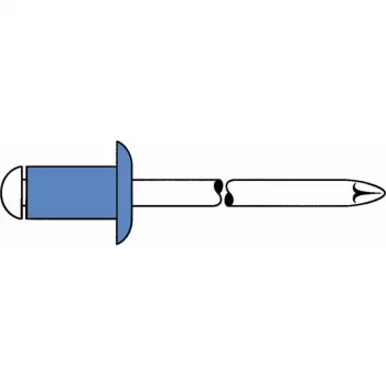 GESIPA pime-neet Teras/Teras 4x8mm Ümarpea Haardeulatus 2,5-4,5mm (6310443)