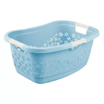 keeeper Lasse ergonoomiline neerukujuline pesukorv, Nordic Blue, 40 L, pehme haardega käepidemed, 1 tk 1078268000000