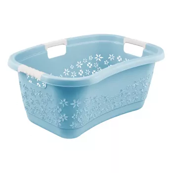 keeeper Lasse ergonoomiline neerukujuline pesukorv, Nordic Blue, 40 L, pehme haardega käepidemed, 1 tk 1078268000000