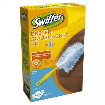 Swiffer Staubmagnet koos Febreze lõhnaga algkomplekt – tolmuimeja vars + 3 täiteainet 5410076542284
