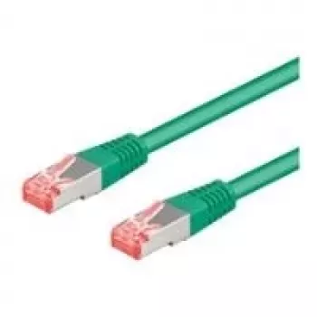 Wentronic Goobay CAT 6a S/FTP patchkaabel, 10 m, roheline, LSZH, vask 93702