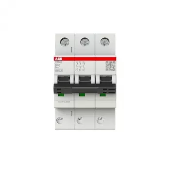 ABB SX203-B40 3-pooluseline miniatuurne kaitselüliti, tüüp B, 40 A, 400 V AC, 6 kA