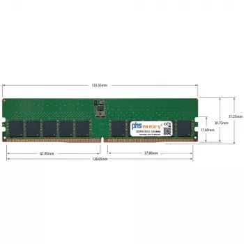 PHS-memory 48GB DDR5 ECC UDIMM 5600MHz PC5-44800E mälumoodul ASRock PHANTOM GAMING B850I Lightning WiFi jaoks SP571683