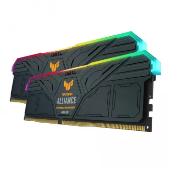 GeIL Gemini TUF RGB 32GB DDR5 6000MHz lauaarvuti mängumälu komplekt (2 x 16GB) – hall