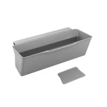 Metaltex Cleantex köögijäätmete kogumisaluse, hall plast, 3L, kapiuksele riputatav, tööriistavaba 297526000