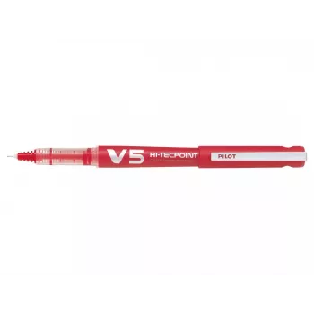 PILOT V5 Hi-Tecpoint Begreen rollerpliiats, punane tint, 0,3 mm joon, täidetav, punane korpus 442797