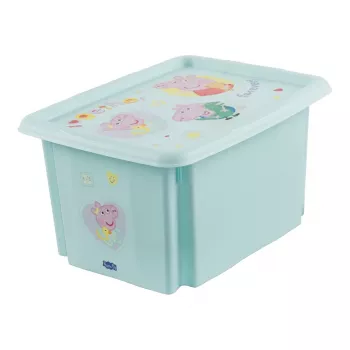 keeeper hoiukarp karolina Peppa Pig, 15-liitrine virnastatav/pesastatav karp kaanega, PP, akvamariin, 1 tk 1223662433600