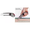 NT Cutter L-550GP 18mm murdtera nuga alumiiniumkorpusega, metallist terajuhik, kruvilukk, antratsiit h1310511