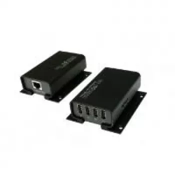 EXSYS EX-1444 4-pordiline USB 2.0 pikendaja üle Cat.5/6, kuni 100 m