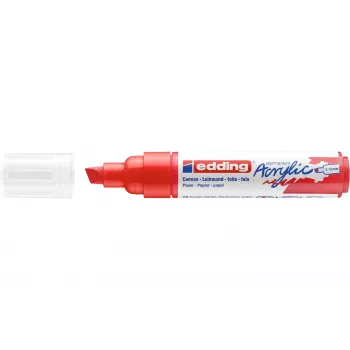 Edding 5000 akrüülmarker lai meiselotsik punane 4-5000902