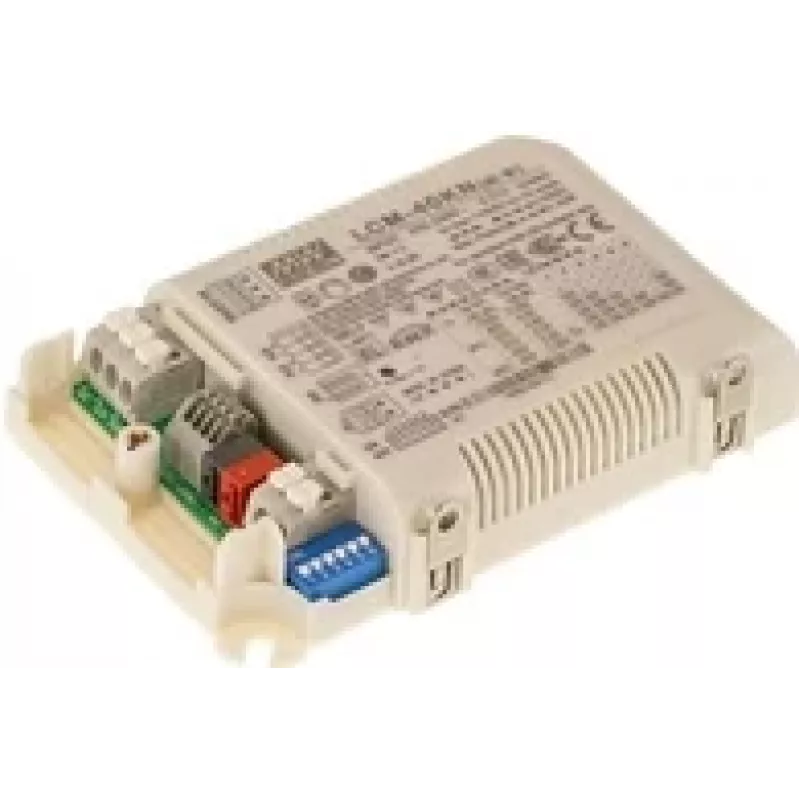 MEAN WELL LCM-40KN 40W KNX konstantse voolu LED-draiver (350-1050mA, DIP-lüliti)