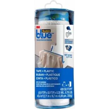 3M PTD2093EL-107 ScotchBlue™ eelnevalt teibitud maskekile, sinine, 17 m x 2,7 m, 1 rull