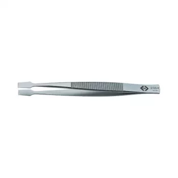C.K Tools T2364 tööstuslikud pintsetid 120 mm roostevabast terasest peenotsalised sirged mittemagnetilised happekindlad