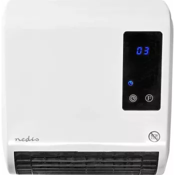 Nedis HTBA20WT keraamiline ventilaatorküte 1500 W valge/hall kuni 20 m²