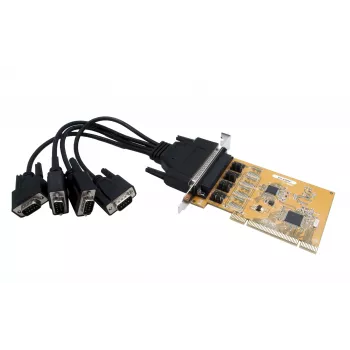 EXSYS 4-pordiline RS-232 PCI seeriaportide kaart FTDI kiibistikuga (EX-41084)
