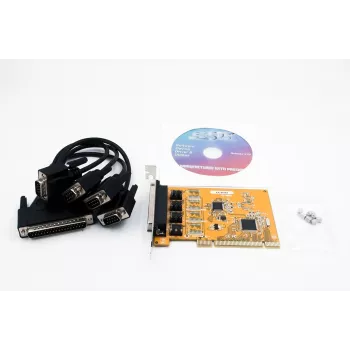 EXSYS 4-pordiline RS-232 PCI seeriaportide kaart FTDI kiibistikuga (EX-41084)