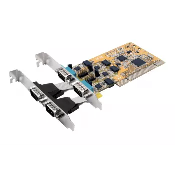 EXSYS EX-42034IS 4-pordiline RS-232/422/485 PCI jadakaart liigpingekaitse ja optilise isolatsiooniga