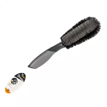 Bradas ES2611 rattaharja, plastikust käepide, antratsiit, paksud pehmed harjased, 290 mm
