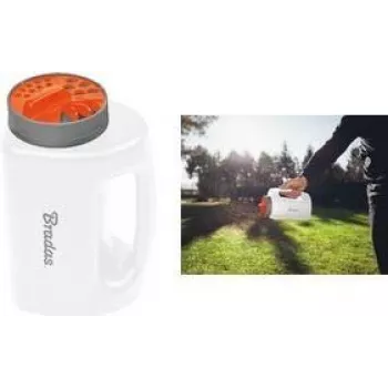 Bradas käsitsi minikülvik WHITE LINE, 2 liitrit, valge/antratsiit, plastik, ergonoomiline käepide, 1 tk (WL-SE101)
