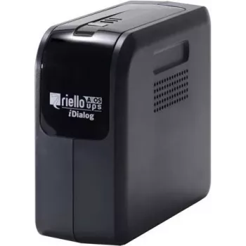 Riello UPS iDialog IDG 600 - 600 VA liin-interaktiivne UPS, 4 Schuko pistikupesa, USB, torn, must