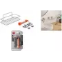 Metaltex Reflex Luxy vaakumkinnitusega seinariiul hõbedane 1-korruseline 403329000