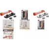 Metaltex VacuumFix konksude komplekt kroomitud plastikust puurimisvaba kinnitus - 1 komplekt 404999000