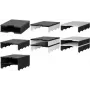 STYRO Styrodoc Uno 2-kambriline dokumentide sorteerimisjaam, must/hall, 1-lai 2-kõrge 268-1102.98