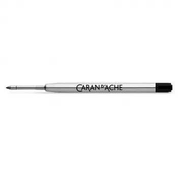 Caran d'Ache Rollerballi pastaka täitepliiats, peenike, must, 849 jaoks 8468.009
