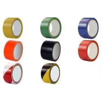 RILLPRINT põrandamärgistusteip, 50 mm x 33 m, kollane, PVC, isekleepuv, 1 rull (T61801)