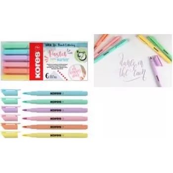 Kores Fasermaleri pintsliotsaga marker Pastel Style, 1 tk M21462