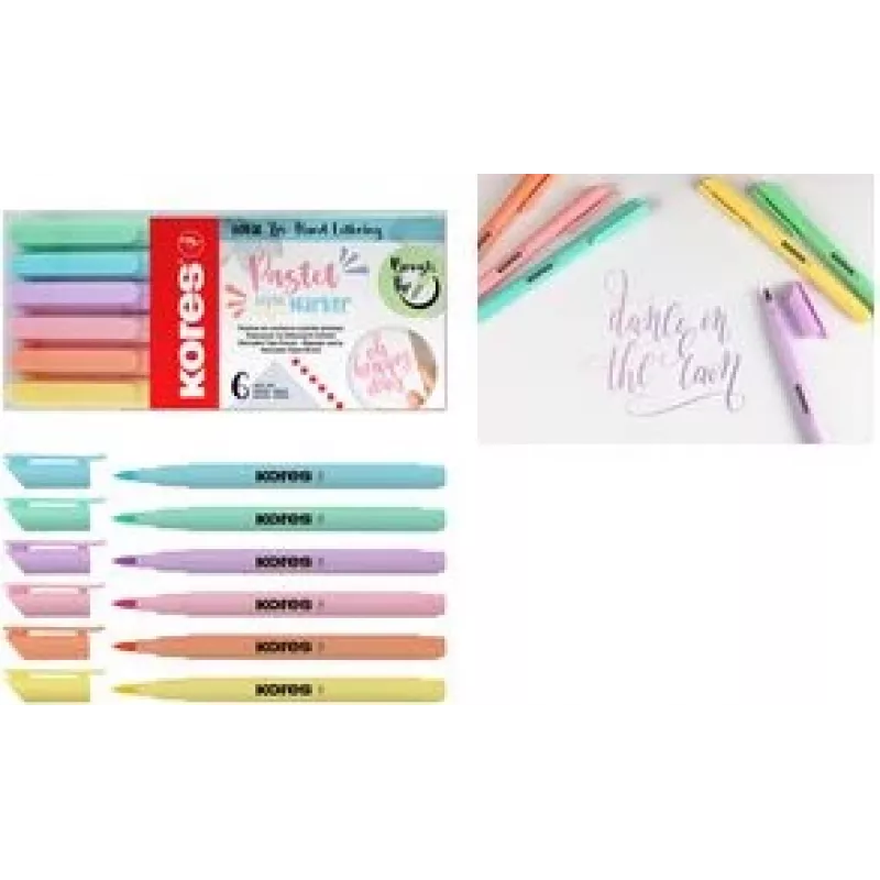 Kores Fasermaleri pintsliotsaga marker Pastel Style, 1 tk M21462