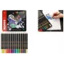 Kores KOLORES SELECTION kolmnurksed värvilised pliiatsid, 24 erinevat värvi, pärnast puu, täielikult liimitud südamik, murdumiskindel, ergonoomiline BB93325