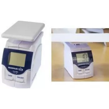 RAADHUIS RD-351143 digitaalne postkaal 500 g, 1 g gradatsioon, valge/sinine plastik, taarafunktsioon, sisse/välja, patareitoitel