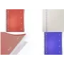Kangaro College Block 4-in-1, DIN A4, 100 lehte, jooneline, punane PP kaaned, 80 g/m² paber, 4 liigutatavat vahelehte - 1 tk (K-58380)
