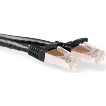 ACT 0,5m Cat6a S/FTP (S-STP) must võrgukaabel (IB9200)