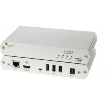 Icron EL5363 KVM pikendaja 4K30 HDMI USB 2.0 Cat5e/6/7 100m EU 00-00387
