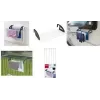 Metaltex Click radiaatori ja rõdu pesukuivatusrest, hõbedane/must, 3 m kuivatuspikkus, kokkupandav, epoksükaetud teras, 5 varrast 405810039