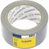 RAADHUIS riidest teip, 50 mm x 50 m, hõbedane kanaliteip parandusteks, käsitsi rebitav - 1 rull (RD-351312)