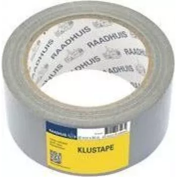 RAADHUIS riidest teip, 50 mm x 50 m, hõbedane kanaliteip parandusteks, käsitsi rebitav - 1 rull (RD-351312)