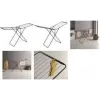 Metaltex Horizon ONYX tiibadega kuivatusrest, 20 m kuivatuspinda, must epoksükaetud teras, kokkupandav, reguleeritavad topeltvõred 407940000