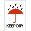 RILLPRINT KEEP DRY püsiva liimiga hoiatustekstid, valge/punane/must, 74 x 105 mm, 500 silti rullis 76960