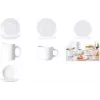 Esmeyer Arcoroc EVERYDAY Supitaldrik, 225 mm, valge karastatud klaas, 6-osaline komplekt (384-3101)