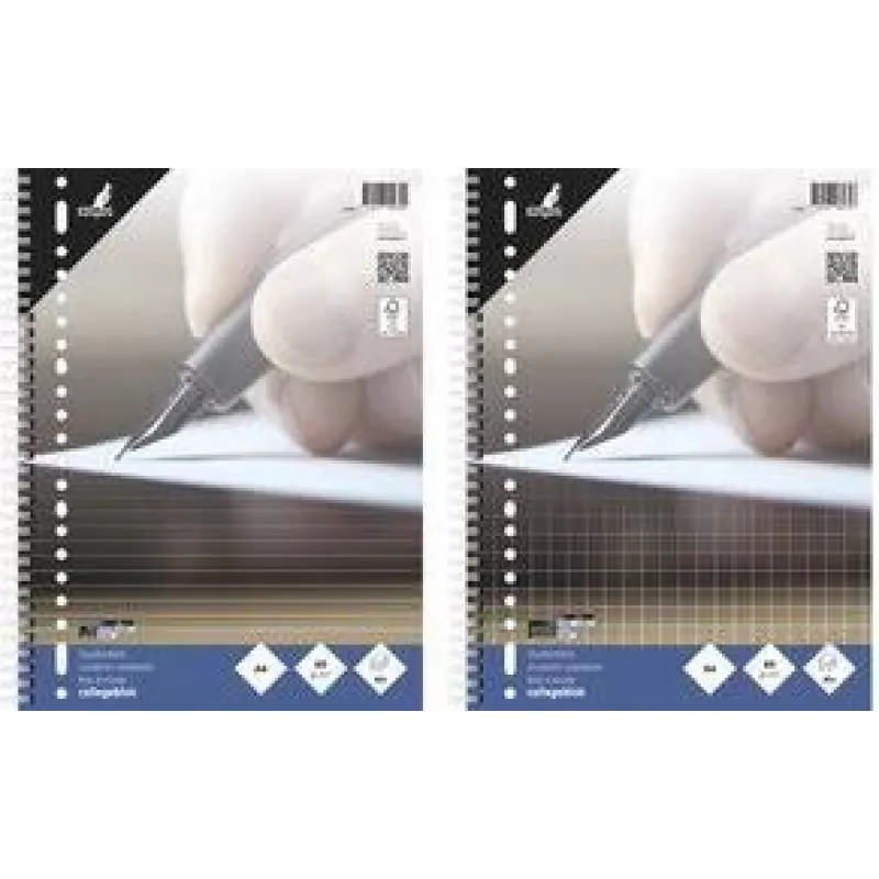 KANGARO College Block A4 ruuduline 10 mm, 80 lehte, 23 auguga, 60 g/m², veeriseta (K-5574)