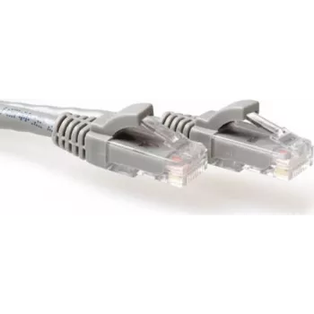 ACT IB3052 CAT6A U/UTP tõmbevaba paigalduskaabel, 0,25 m, hall