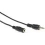 ACT AK2031 helikaabel 5 m 3,5 mm isane-isane must