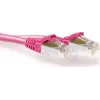 ACT Roosa 0,5m LSZH S/FTP CAT6A Snagless RJ45 Patch Kaabel (FB8800)