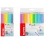 Kores Kolores Pastel kolmnurksed värvilised pliiatsid, 12 erinevat pastelset värvi, 3 mm südamik, kõrge pigmendisisaldus, pappkarp BB93311