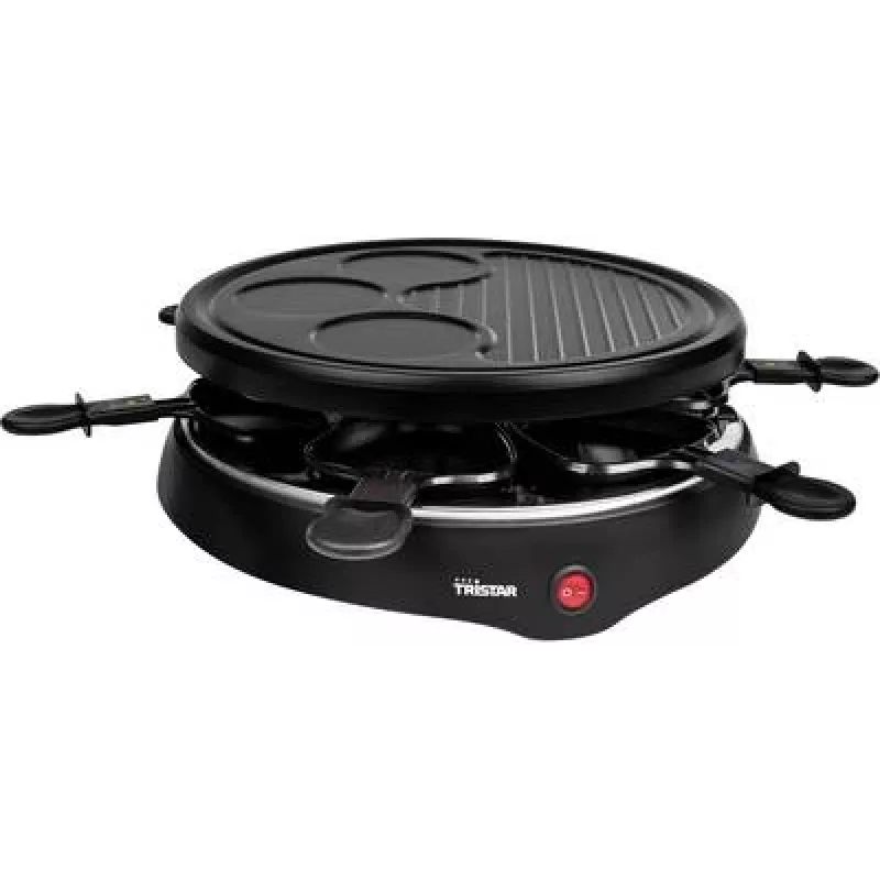 Tristar RA-2998 ratšett-grill 6 kleepumisvastase panniga, 800 W, must