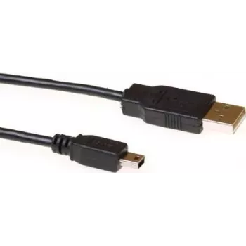 ACT SB2413 USB 2.0 kaabel 3 m USB-A isane - Mini-USB B isane must