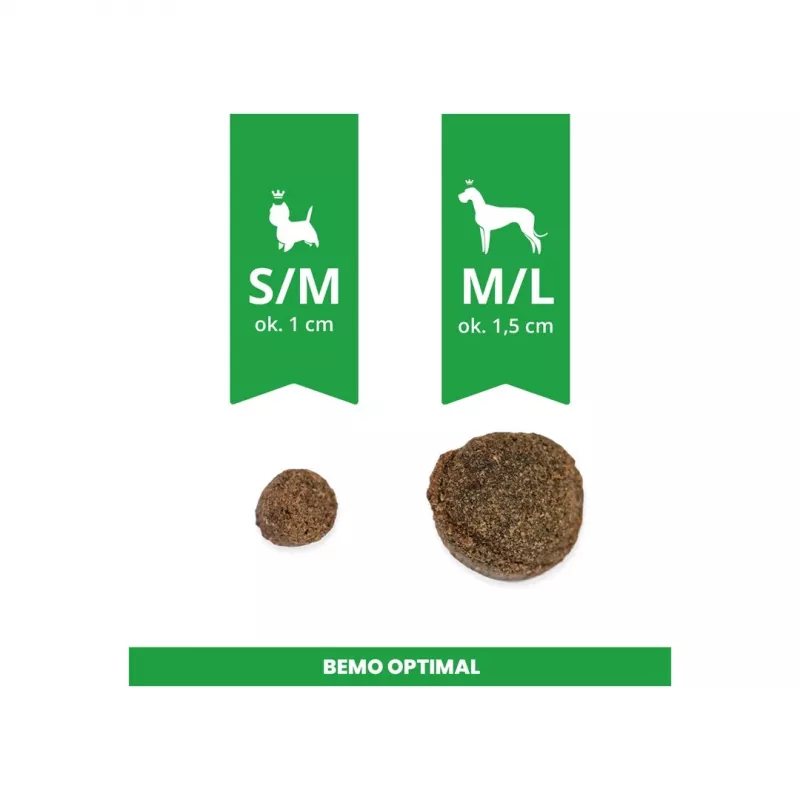 BEMO Optimal Vasikaliha ja Köögiviljad Medium/Large - Kuiv koeratoit - 15kg